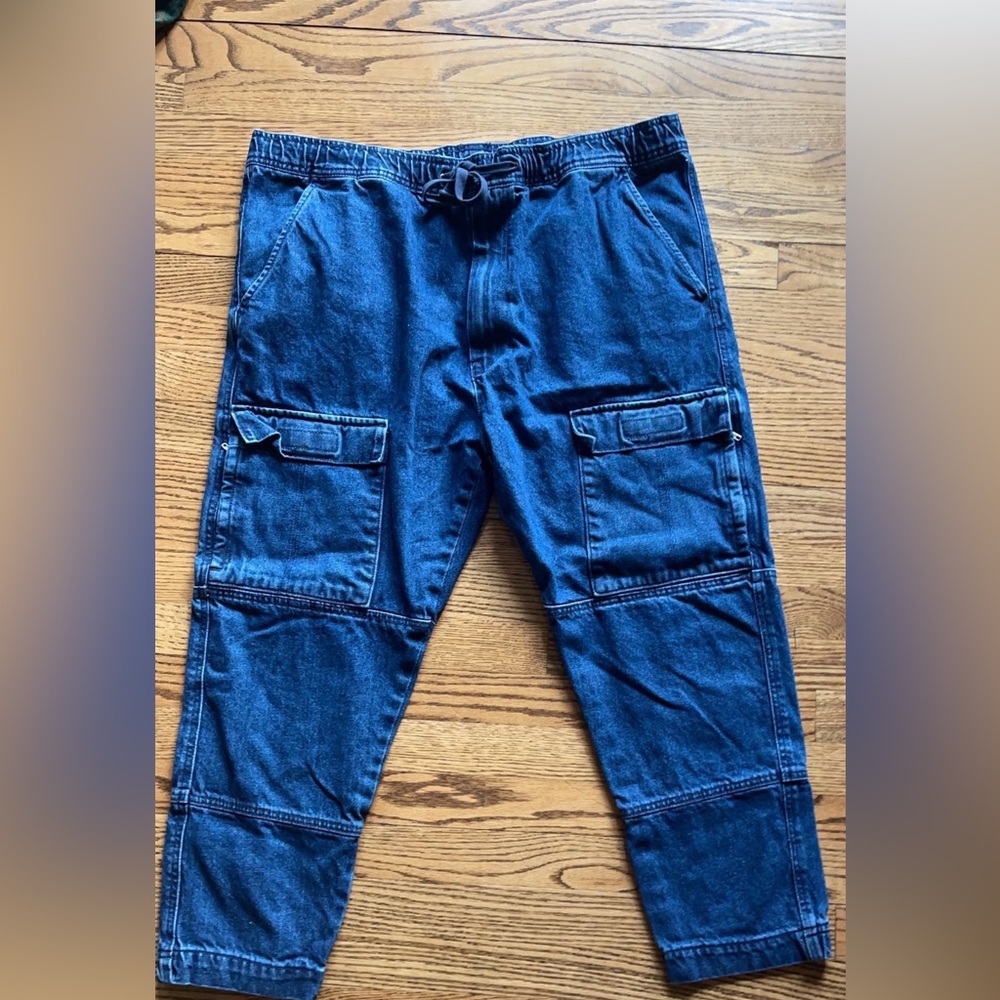 Levi’s Drawstring Denim carpenters pants.